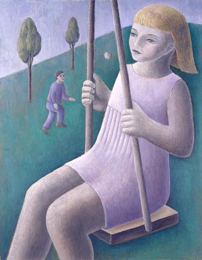 Girl on Swing, 1996 by Ruth Addinall